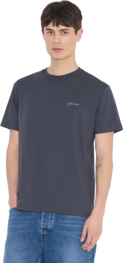 Holzweiler Tucker embroidery tee XS grå herre