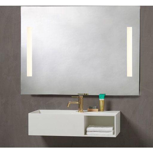 Loevschall Godhavn speil med LED-belysning 120x85 cm