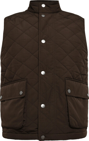 Gant Quilted Vest Brown L