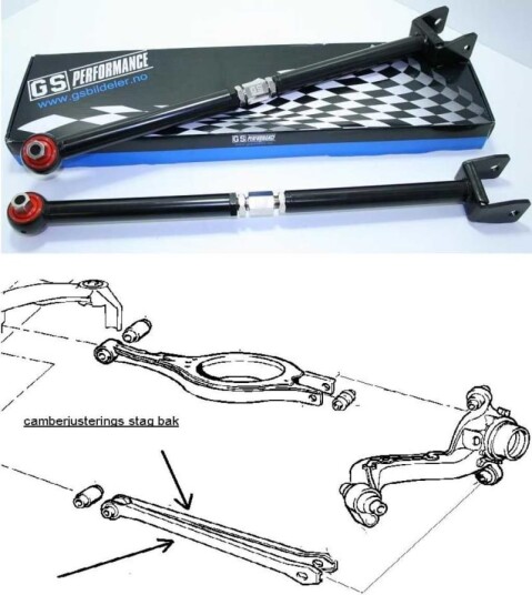 Gs Performance GS performance camberstag bak E 36/46 GSP012