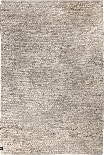 Lone Tepper   Milo ull gulvteppe 160x230 cm melert gråbrun