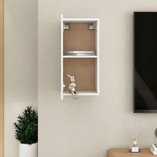 vidaXL TV-benk hvit 30,5x30x60 cm sponplate