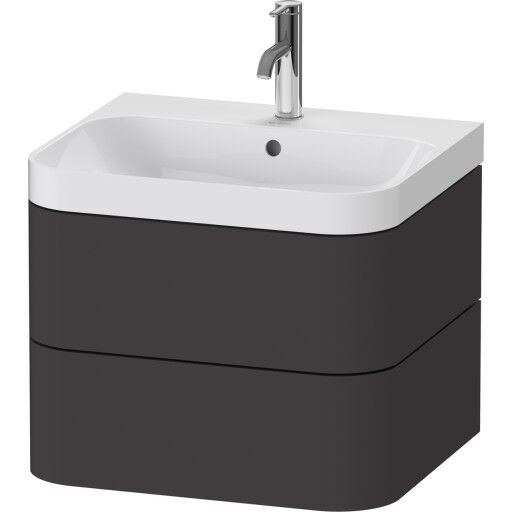 Duravit Happy D.2 møbelpakke 57,5x49 cm grafitt Grå Duravit Happy D.2 møbelpakke 57,5x49 cm grafitt Grå