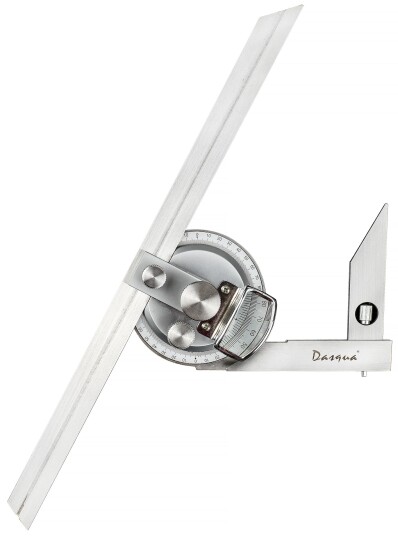 Dasqua 495195 Vinkelmåler 4x90° med tre skinner