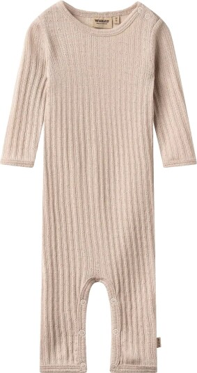 Wheat Wool Silk Jumpsuit Frankie PALE LILAC 74