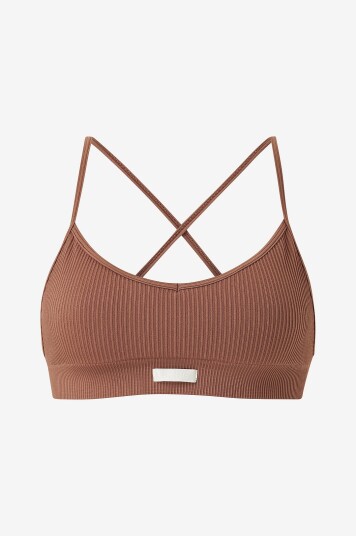 Björn Borg Sports BH Studio Seamless Ribbed Beige