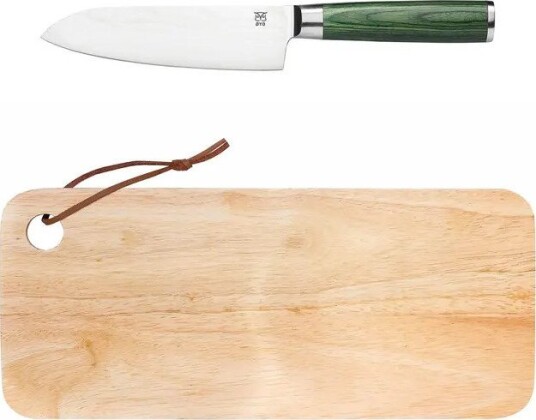 Øyo Odin Gavesett Turfjøl Damask Kniv Og Slire Grønn One size Øyo Odin Gavesett Turfjøl Damask Kniv Og Slire Grønn One size