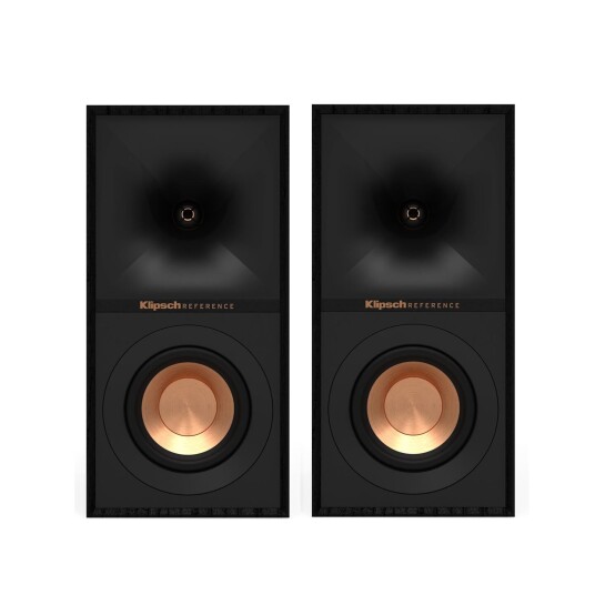 Klipsch R-50M Reference, sort, pr par stativ/hylle, 5,25" bass, Traxtrix horn
