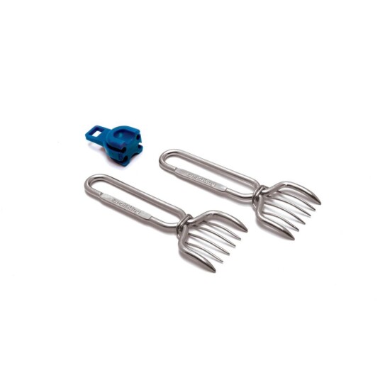 Broil King Skrapeklør i rustfritt stål med silikonholder
