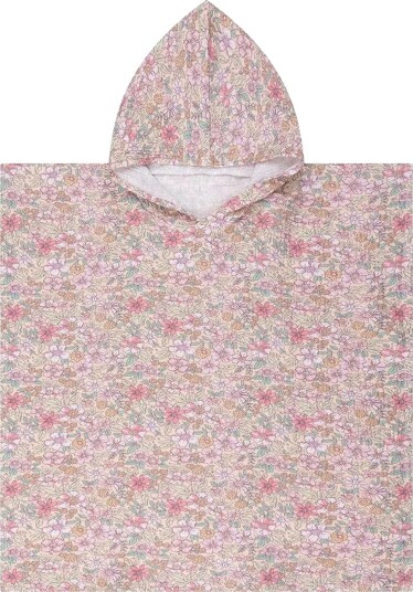 Swim Essentials Blossom Poncho Blue
