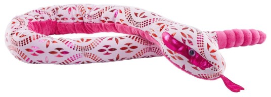 Wild Republic Foilkins Kosedyr Slange 137cm   Pink Blossom