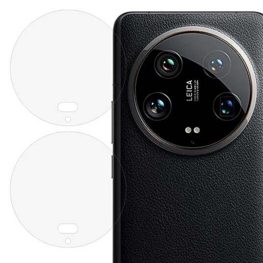 INCOVER Xiaomi 14 Ultra Beskyttelsesglass til Kameralinse - 2 Stk - Gjennomsiktig