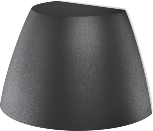 Plejd smart vegglampe utendørs ned lys 2200-4000K IP44 13W med stikkontakt - Dimbar - Svart