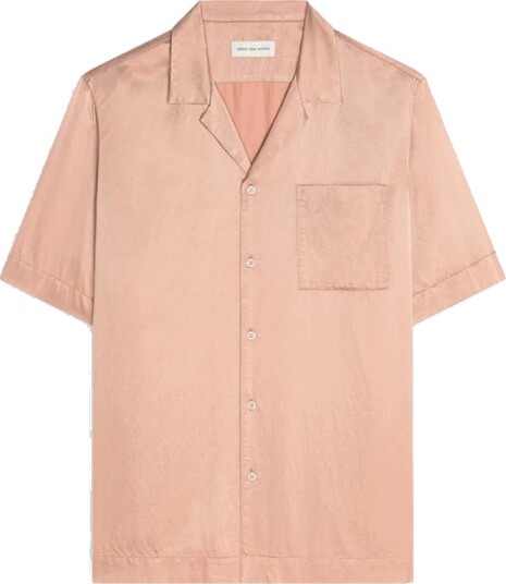 Dries Van Noten, Herre, Skjorter, Rosa, M,
