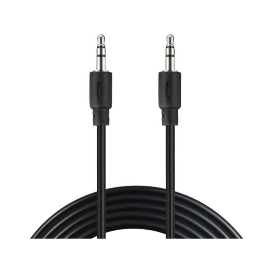 Sandberg MiniJack Lydkabel 3,5 mm Hann-Hann 2 m Svart