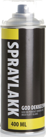 Spraymaling 400 ml klarlakk høyglans Spraymaling 400 ml klarlakk høyglans