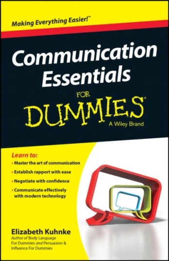 Communication Essentials For Dummies Av Elizabeth (Executive Coach) Kuhnke