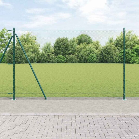 Gjerde med innlegg. grønn 1.4 x 25 m PVC belagt stål