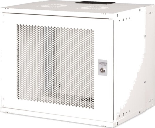 Digitus Soho Pro Series Skap 540X400 Mm (Wxd) Veggmonterbar Ral 7035 Lysegrå 9U 19"