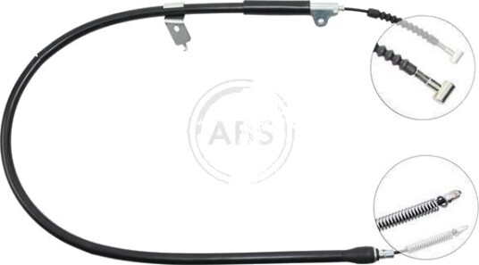 A.B.S. K11837 Tautrekk håndbremse A.B.S. K11837 Tautrekk håndbremse