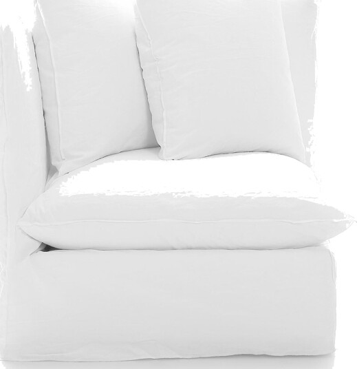 Gervasoni Ghost 07 Modular Sofa Corner Lino Bianco