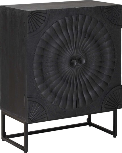 Serviesskap Svart 55 x 30 x 70 cm