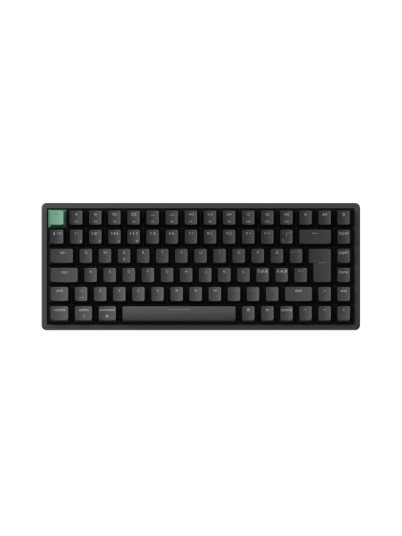 Keychron K2 HE Gamingtastatur med Trådløs Tilkobling og Gateron 2.0 Purple Switch - Svart