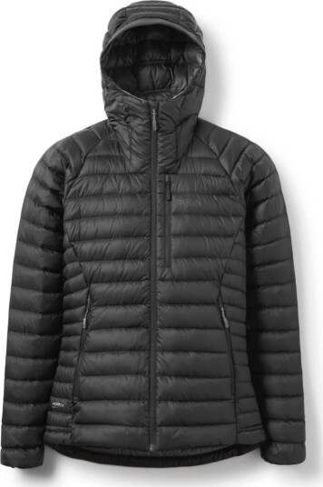 Rab Women's Microlight Alpine Down Jacket Black graphene Size 14 Rab Women's Microlight Alpine Down Jacket Black graphene Size 14