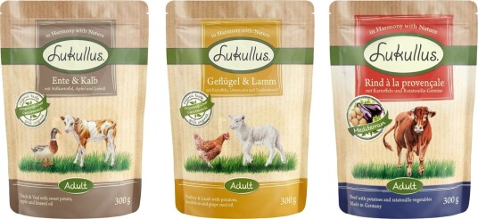 Lukullus Våtfôr Porsjonsposer Mix Kornfritt 48 X 300 G