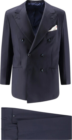 Kiton Herre Dress Blå 2XL,