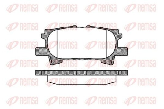 Bremseklosser REMSA 1040.00 Bremseklosser REMSA 1040.00