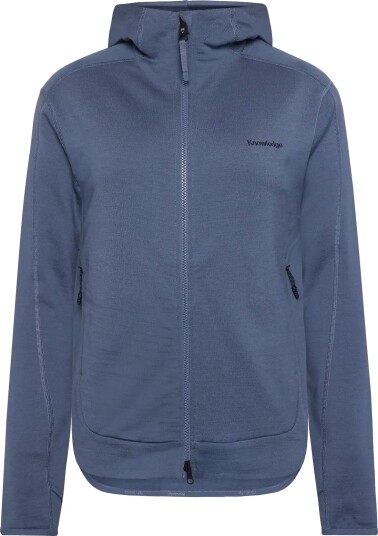 Knowledge Cotton Apparel Dynamic Wool Fleece Hoodie Blue XL
