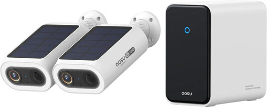 Aosu 4K Solarcam P1 Max Sett Med 2 Kameraer Aosu 4K Solarcam P1 Max Sett Med 2 Kameraer