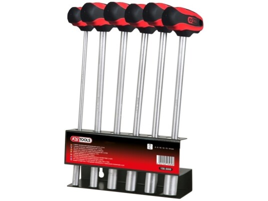 Ks Tools Metrisk Støpselsett 6 Hoder Kromvanadiumstål 1,4 Kg