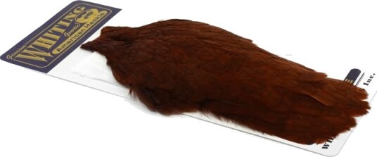 Whiting American Hen Cape White Dyed Coachman Whiting American Hen Cape White Dyed Coachman