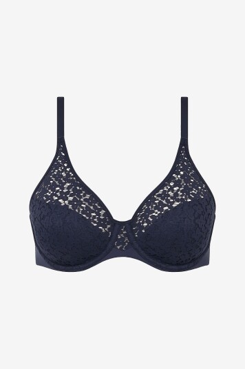 Chantelle - Spile-BH Norah Easy Feel Covering Underwire Bra - Blå