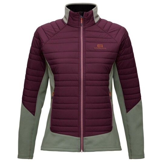 Elevenate W Fusion Stretch Jacket Aubergine Blocked Aubergine Blocked L Elevenate W Fusion Stretch Jacket Aubergine Blocked Aubergine Blocked L