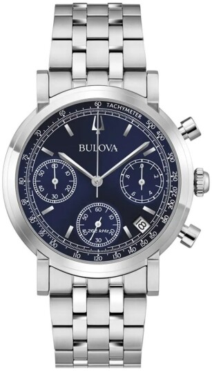 Bulova Herreklokke 96B458 Classic Blå/Stål Ø39 mm Bulova Herreklokke 96B458 Classic Blå/Stål Ø39 mm