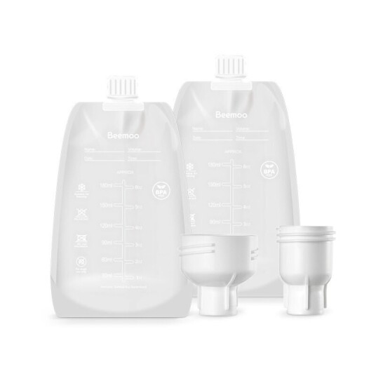 Beemoo Brystmelkposer 180 ml 30-Pack Beemoo Brystmelkposer 180 ml 30-Pack