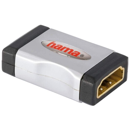 HAMA Adapter HDMI Kvinne hunn Gull Svart