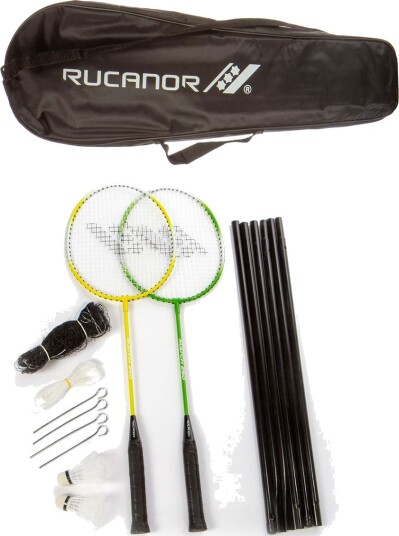 Rucanor Match 250 Badmintonsett Med Nett