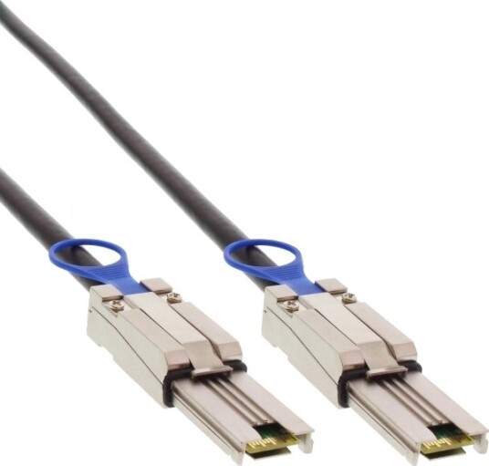 Inline 27623C 2 M Mini Sas Sff 8088 Male Sff 8088 Hankjønn/Hankjønn Sort 208 G