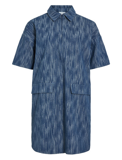 Vila Vikubra 2/4 Demim Dress - Navy - 34