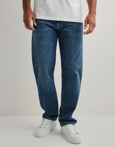 Que Sera Sera Donny Denim Straight leg jeans Blå