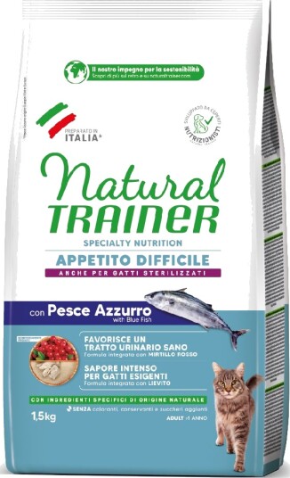 Natural Trainer Tørrfôr Difficult Appetite Blåfisk Sparepakke 2 X 1.5 kg