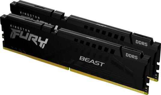 Kingston FURY Beast 32GB DDR5 6000MT/s RAM (2x16GB) CL30 DIMM - Svart