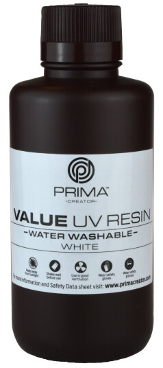 PrimaCreator Prima Water Washable UV Resin-500ml-White