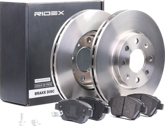 Bremseskiver og klosser RIDEX 3405B0045