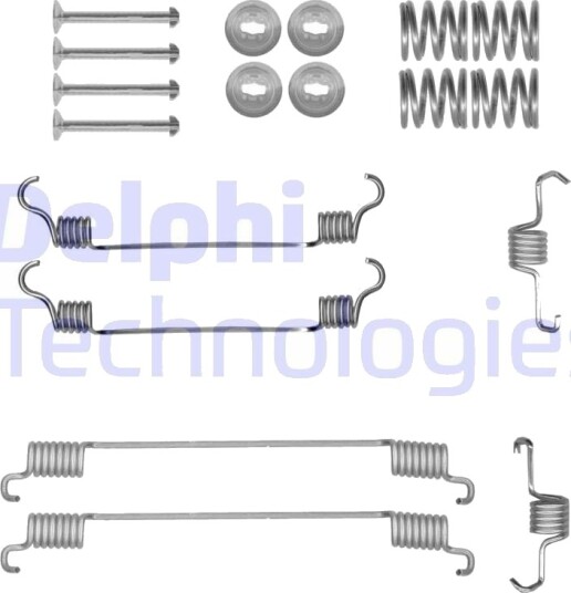 Tilbehørsett bremsesko DELPHI LY1429 Tilbehørsett bremsesko DELPHI LY1429