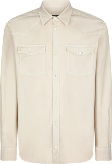 Dondup Herre Skjorter Beige M,